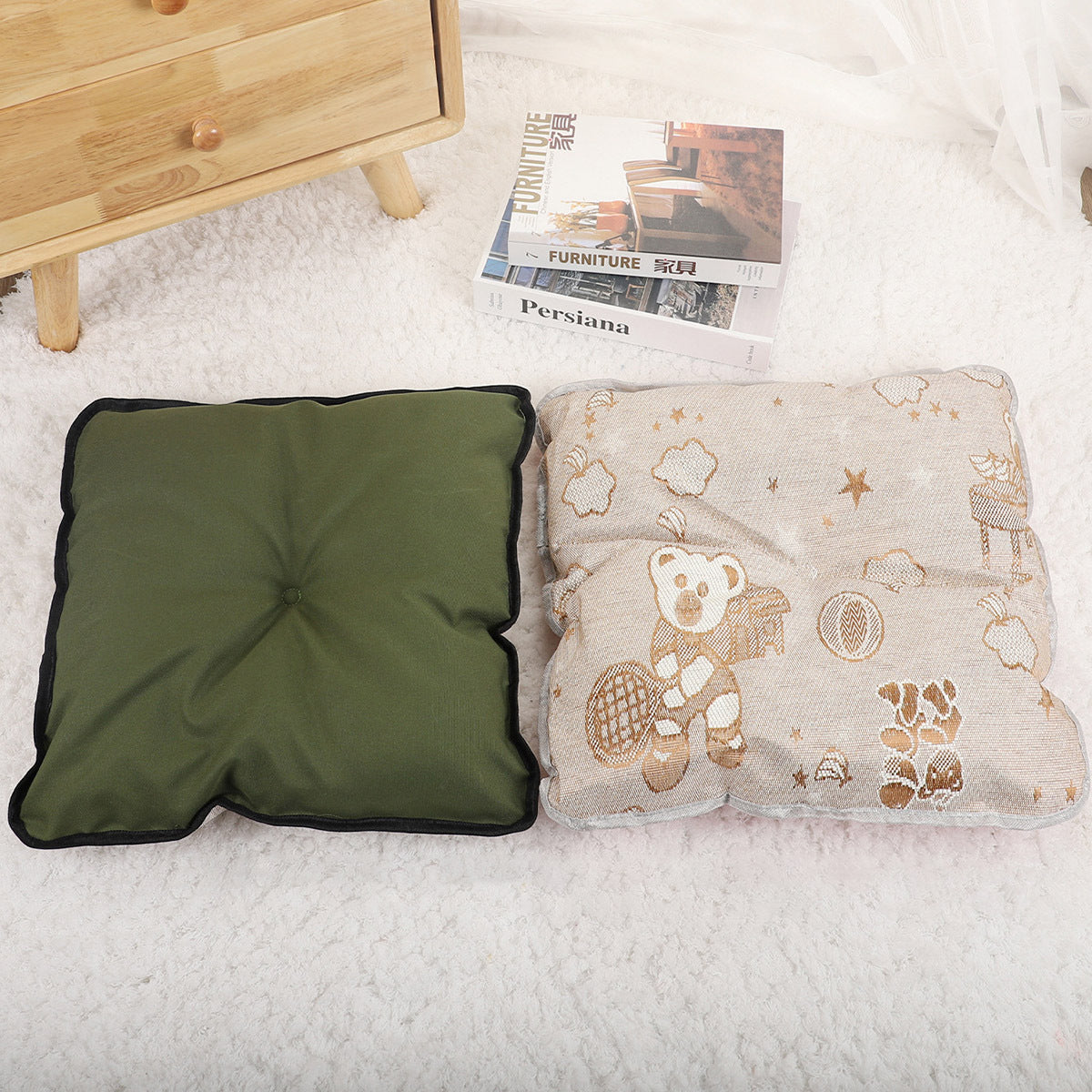 Pet Tent Bed With Removable Non-Slip Soft Pad