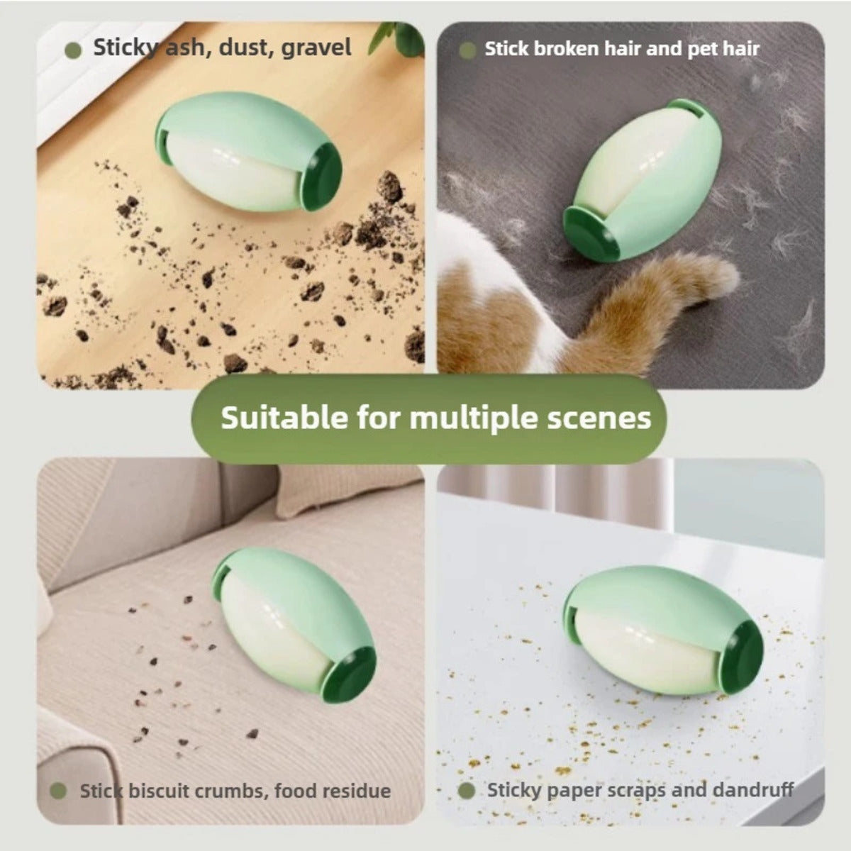 Reusable & Washable Sticky Lint Rollers For Pet Hair