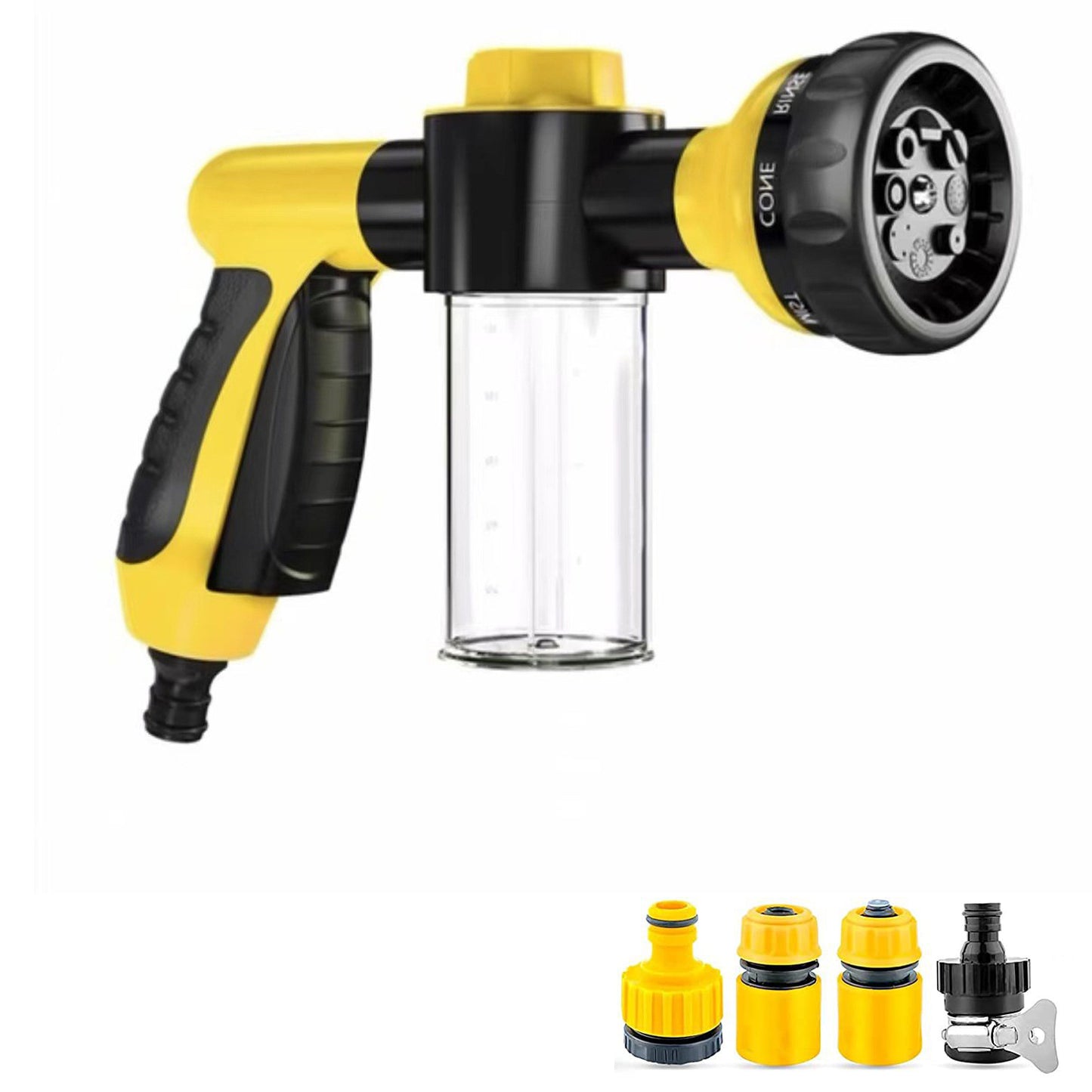 High-Pressure Pet Shower Sprayer Dog Shower Brush And Pet Grooming Comb For Watering