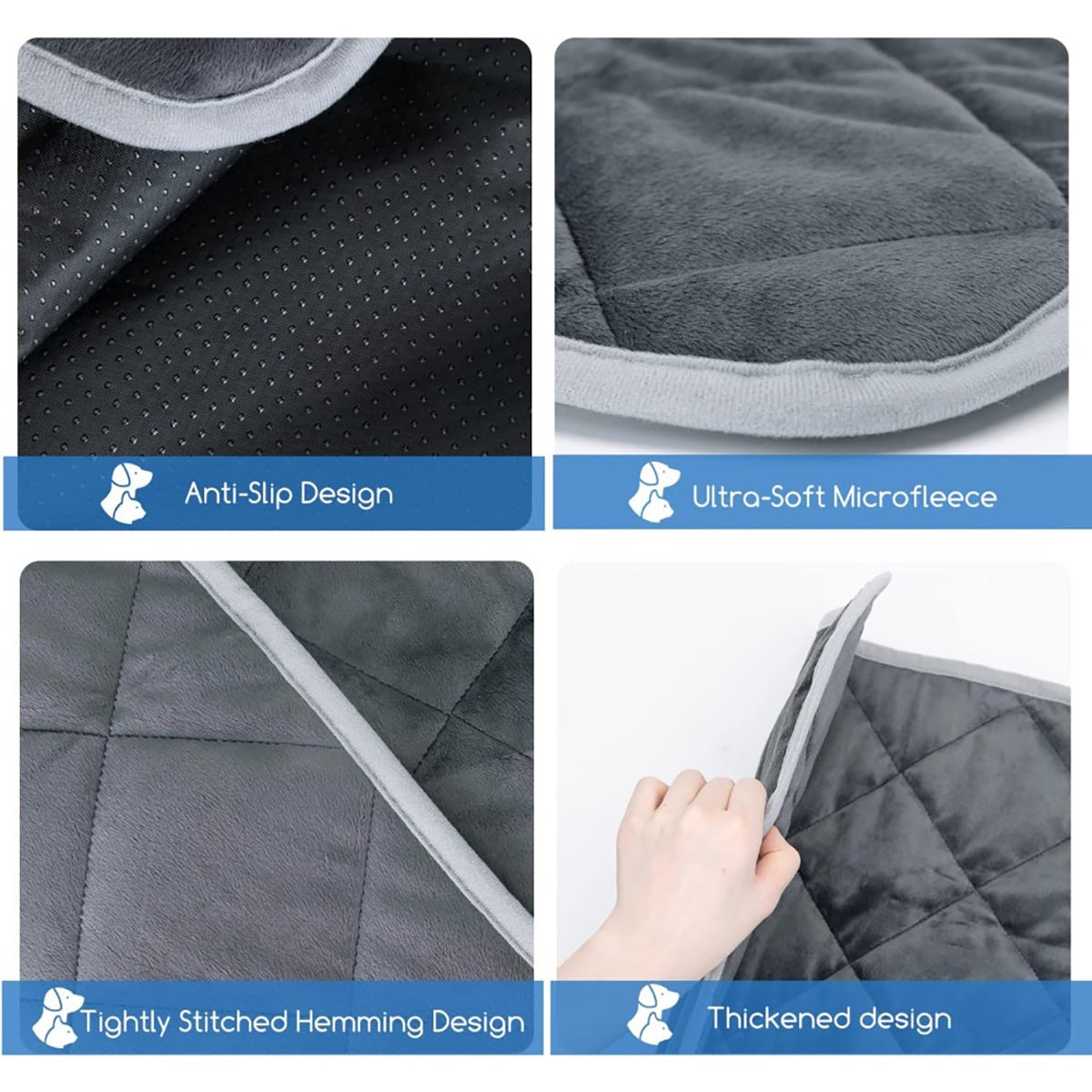 Extra Warm Thermal Pet Pad, Self-Heating Matt for outdoor & Indoor