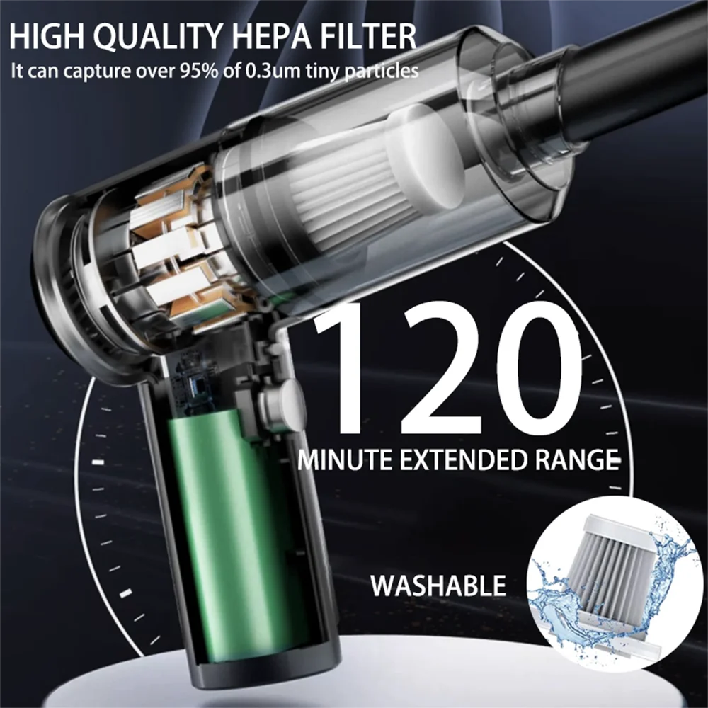 Handheld Vacuum Cleaner for Car and Home