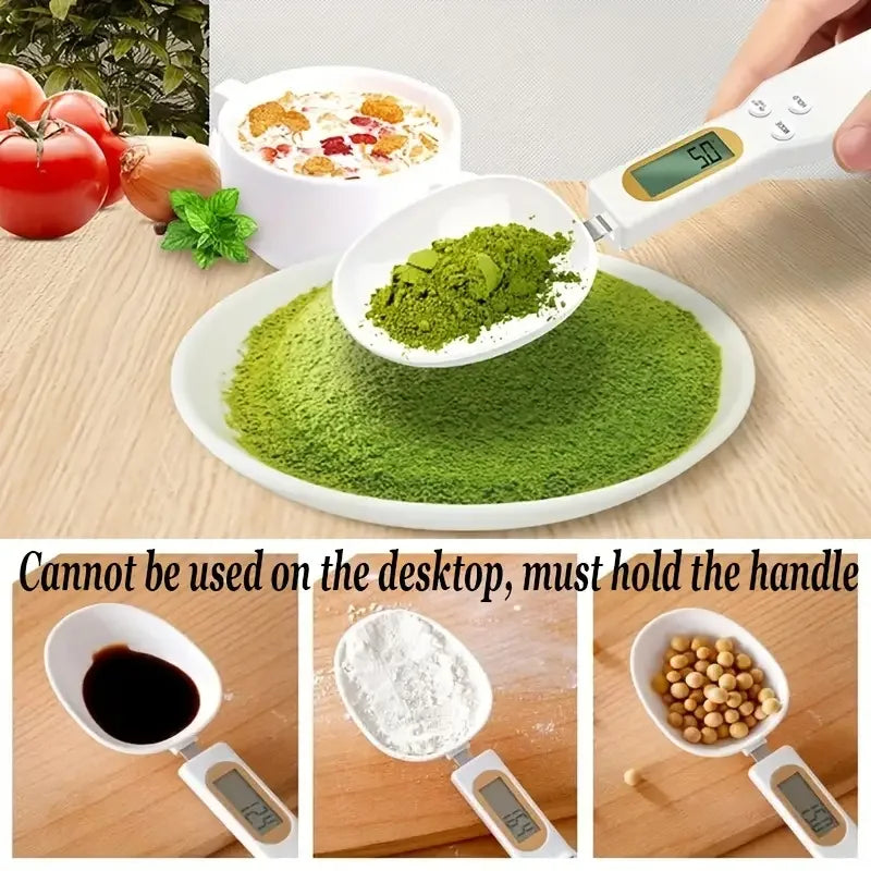 Mini Weight Measure Spoon with Digital Food Scale 0.1-500g