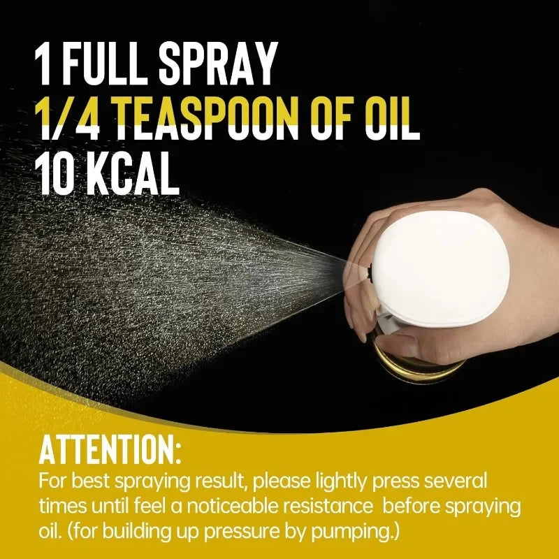 Oil Spray for Cooking—Oil Dispenser Mist Sprayer Bottle for kitchen Accessories