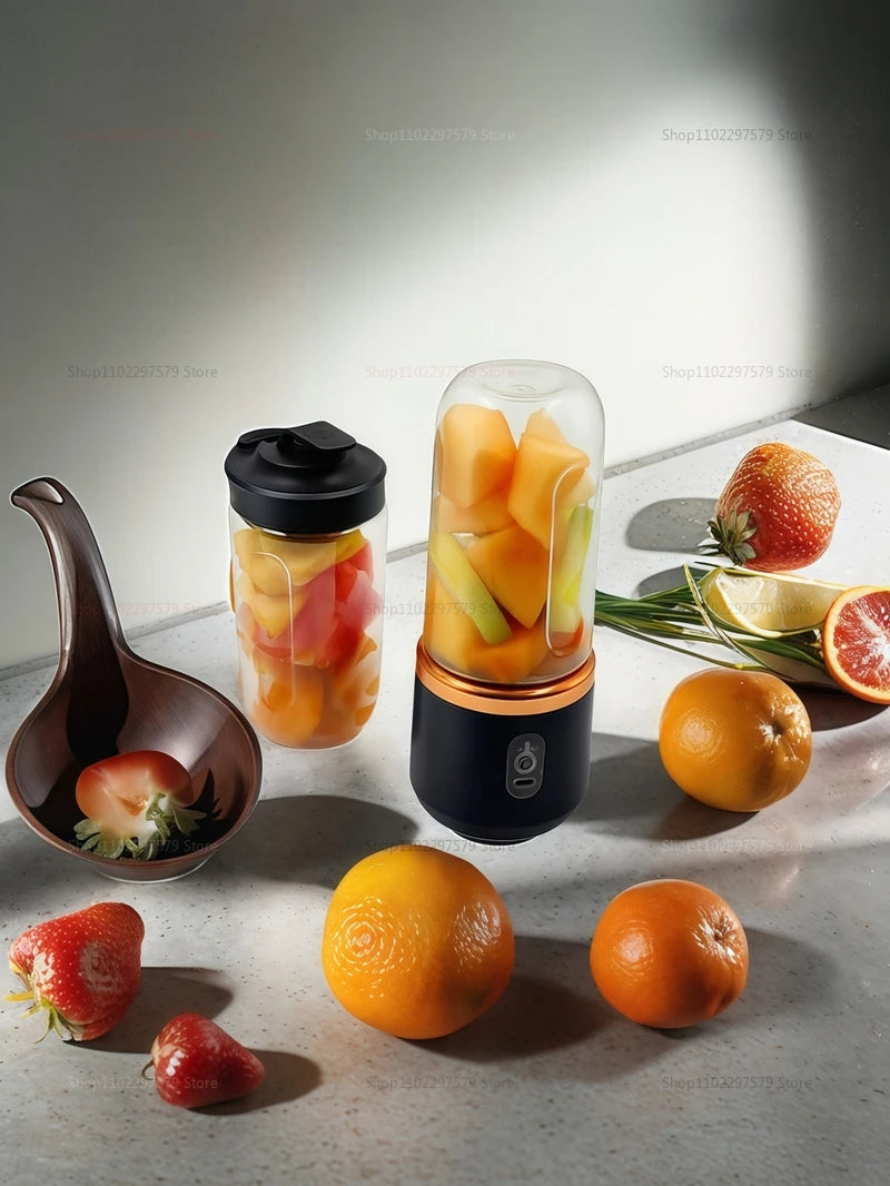 USB Rechargeable Wireless Juice Extractor for Smoothies Travel Compact