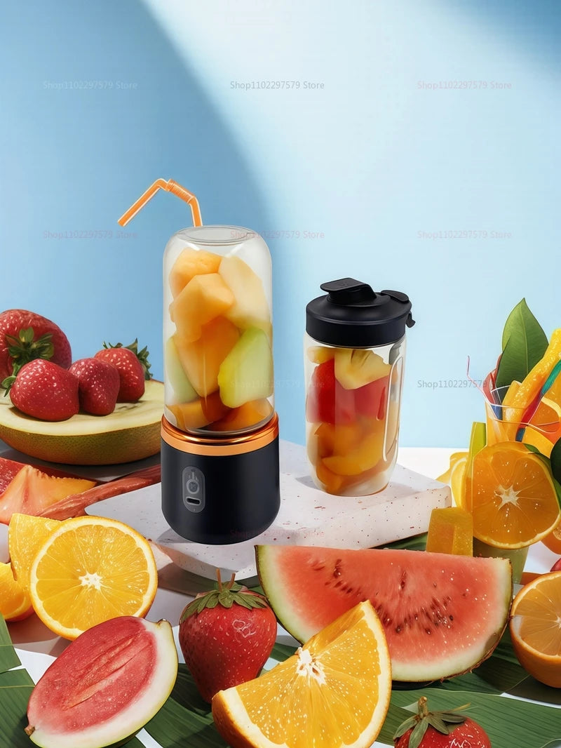 USB Rechargeable Wireless Juice Extractor for Smoothies Travel Compact