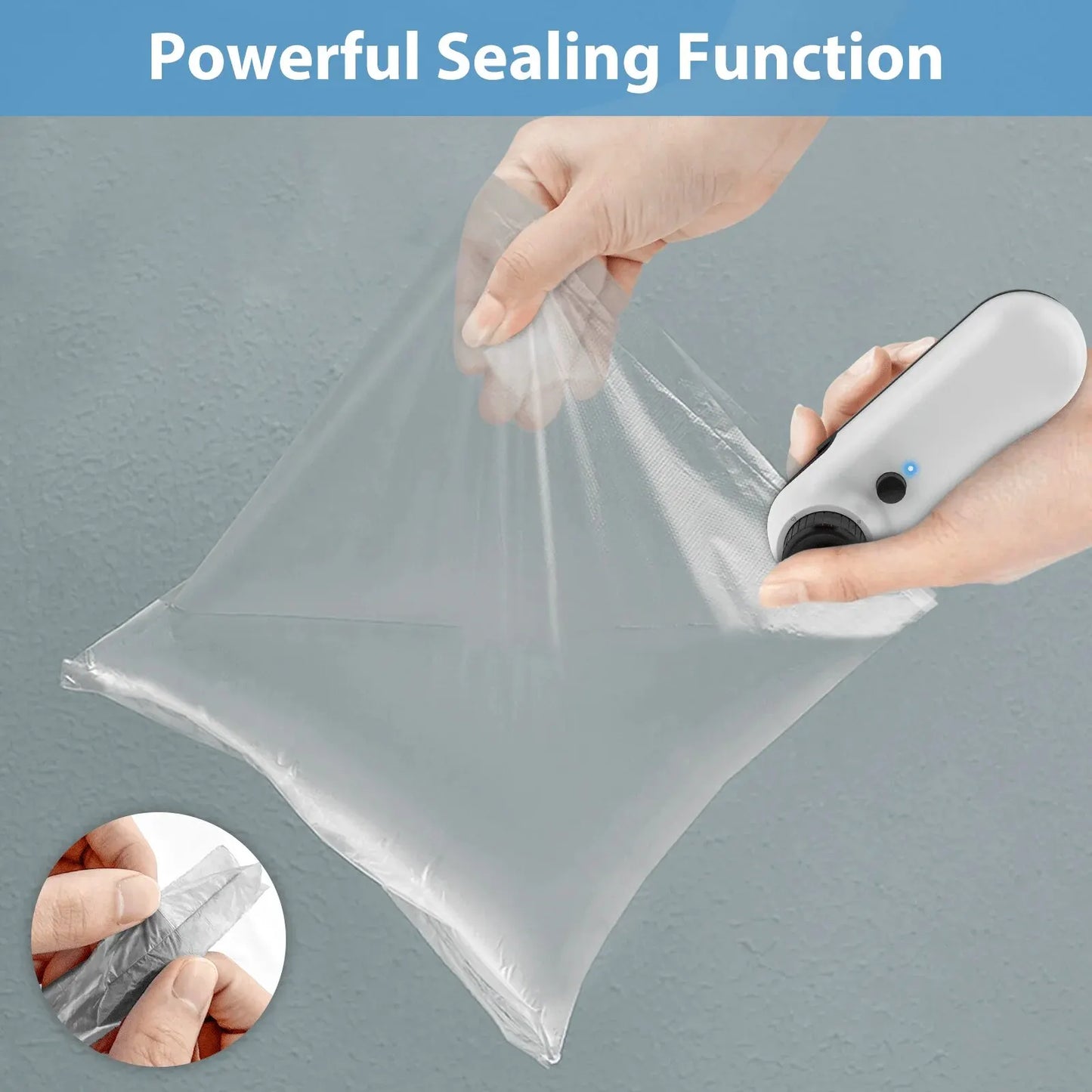Mini Bag Heat Sealer – Handheld USB Food & Snack Sealer Clip for Storage Bags