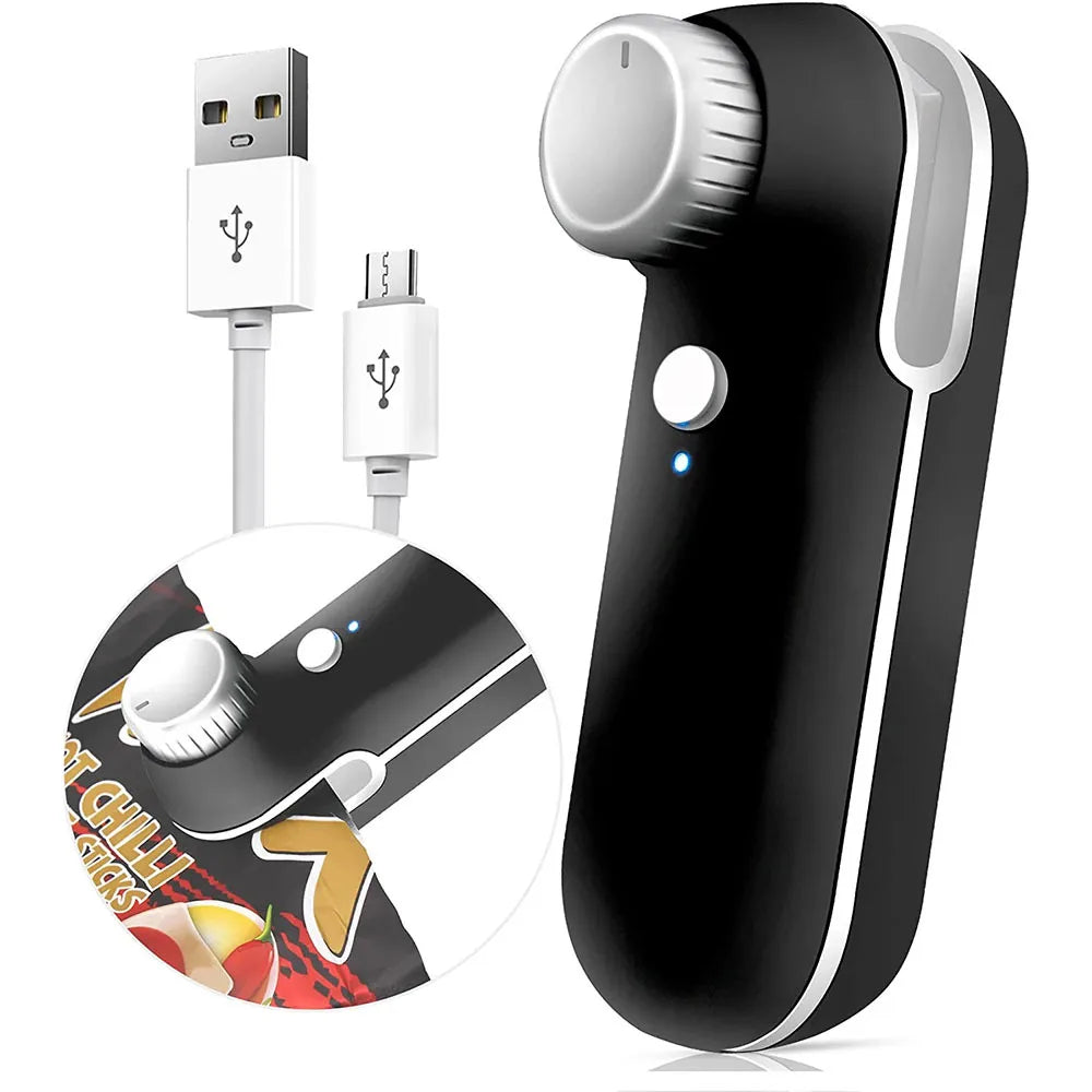 Mini Bag Heat Sealer – Handheld USB Food & Snack Sealer Clip for Storage Bags