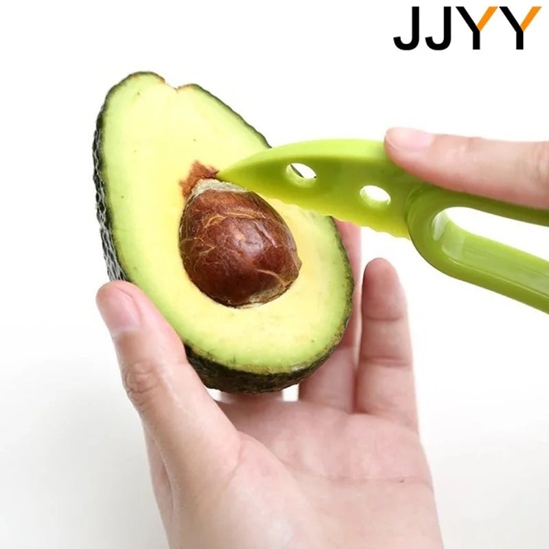 Fruit Peeler Cutter Pulp Separator Plastic Knife 3 In 1 Kitchen Vegetable Tools
