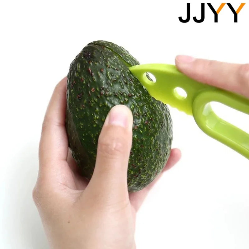 Fruit Peeler Cutter Pulp Separator Plastic Knife 3 In 1 Kitchen Vegetable Tools