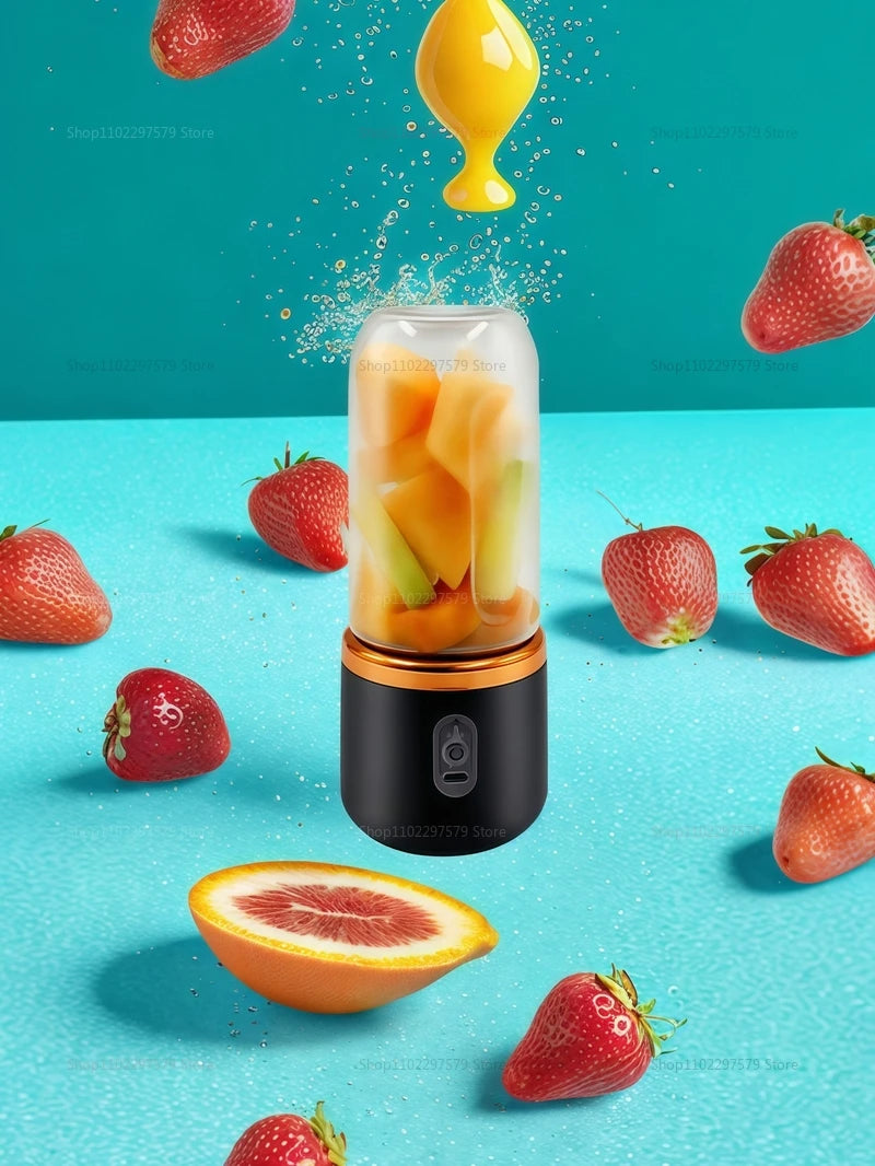 USB Rechargeable Wireless Juice Extractor for Smoothies Travel Compact