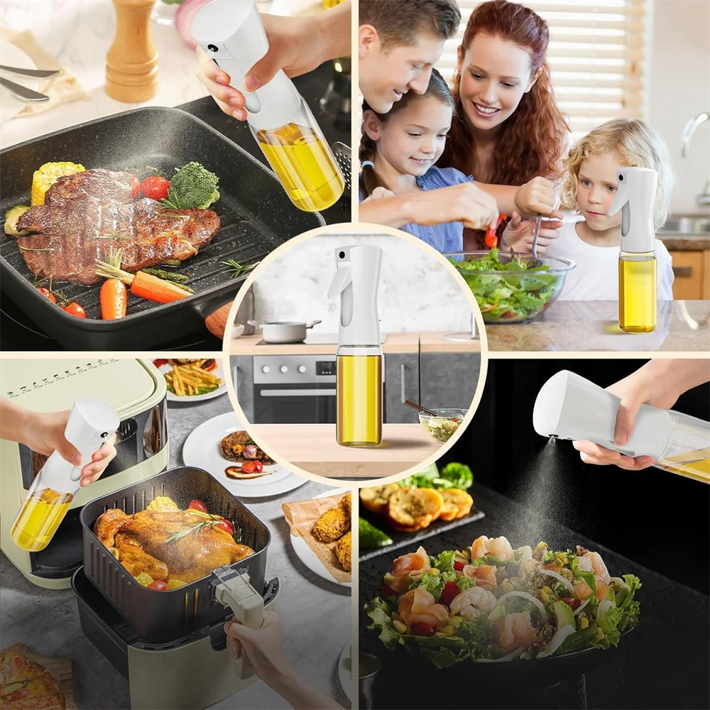Oil Spray for Cooking—Oil Dispenser Mist Sprayer Bottle for kitchen Accessories