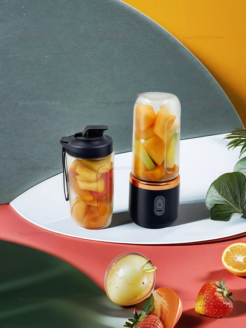 USB Rechargeable Wireless Juice Extractor for Smoothies Travel Compact
