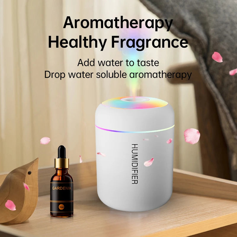 Mini air humidifier, USB aroma diffuser, Essential oil diffuser