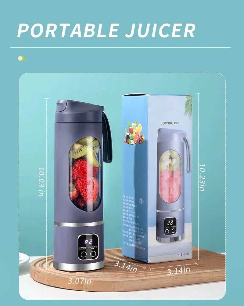 USB Rechargeable Blender Ice Crusher for Shakes and Smoothies Juicer Cup