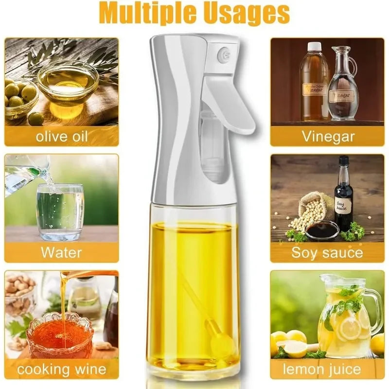 Oil Spray for Cooking—Oil Dispenser Mist Sprayer Bottle for kitchen Accessories