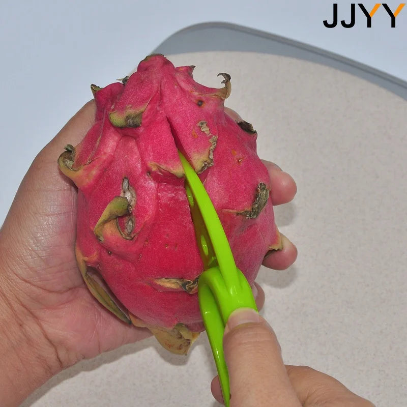 Fruit Peeler Cutter Pulp Separator Plastic Knife 3 In 1 Kitchen Vegetable Tools