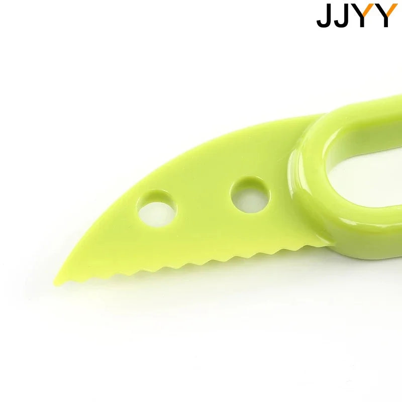 Fruit Peeler Cutter Pulp Separator Plastic Knife 3 In 1 Kitchen Vegetable Tools