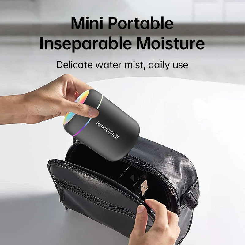 Mini air humidifier, USB aroma diffuser, Essential oil diffuser