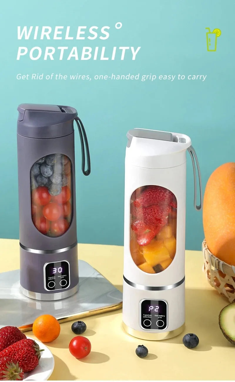 USB Rechargeable Blender Ice Crusher for Shakes and Smoothies Juicer Cup