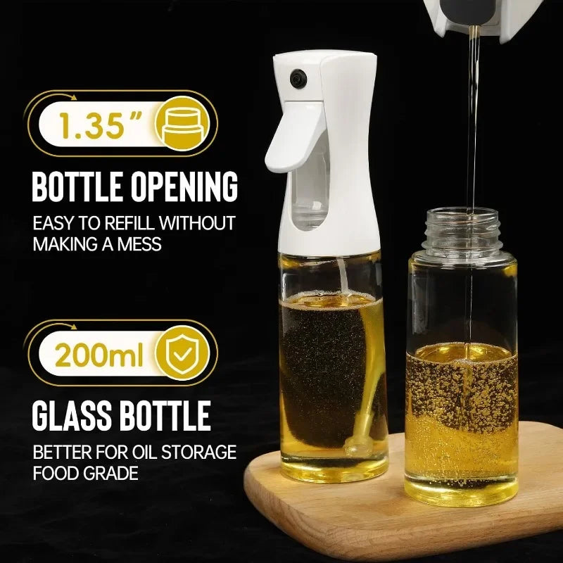 Oil Spray for Cooking—Oil Dispenser Mist Sprayer Bottle for kitchen Accessories