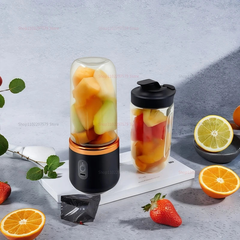 USB Rechargeable Wireless Juice Extractor for Smoothies Travel Compact