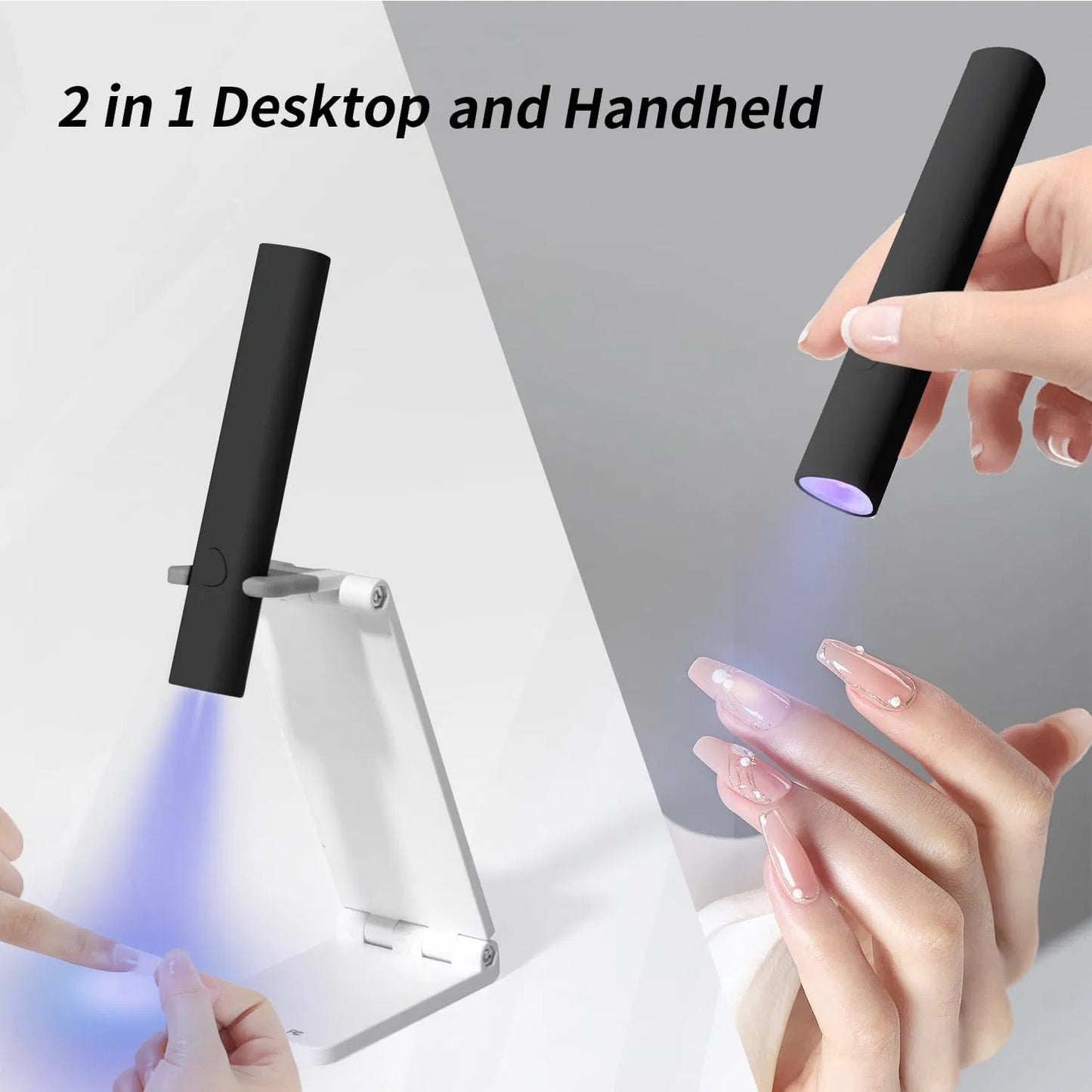 UV Light For Gel Nails, Nail dryer, Mini U V LED Nail Lamp Handheld