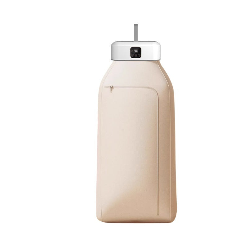Mini portable clothes dryer with timer function and whisper-quiet operation