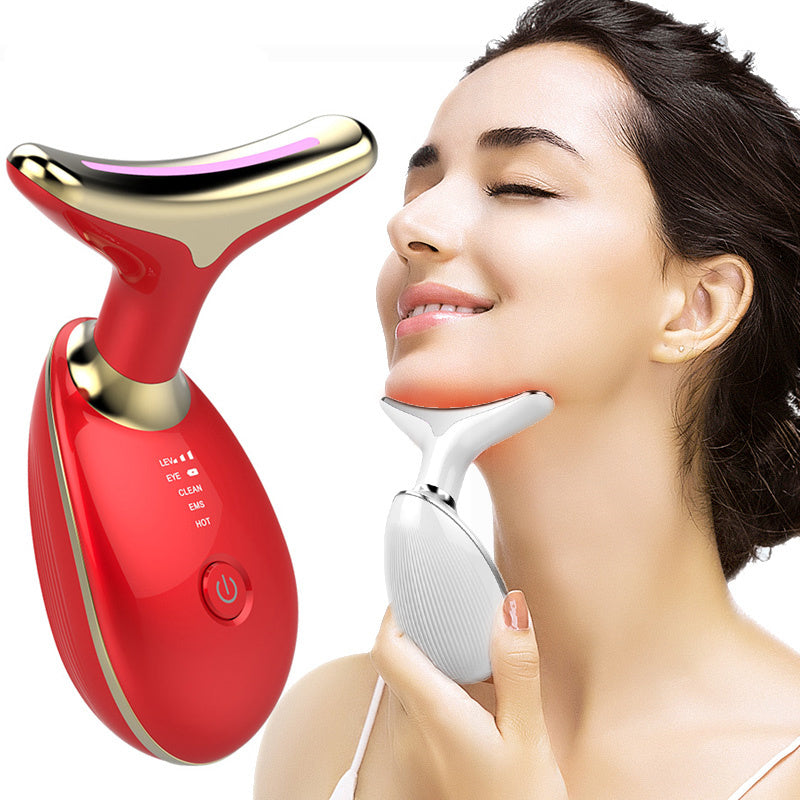EMS Thermal Neck Lifting and Tightening Massager Electric Microcurrent Wrinkle Remover