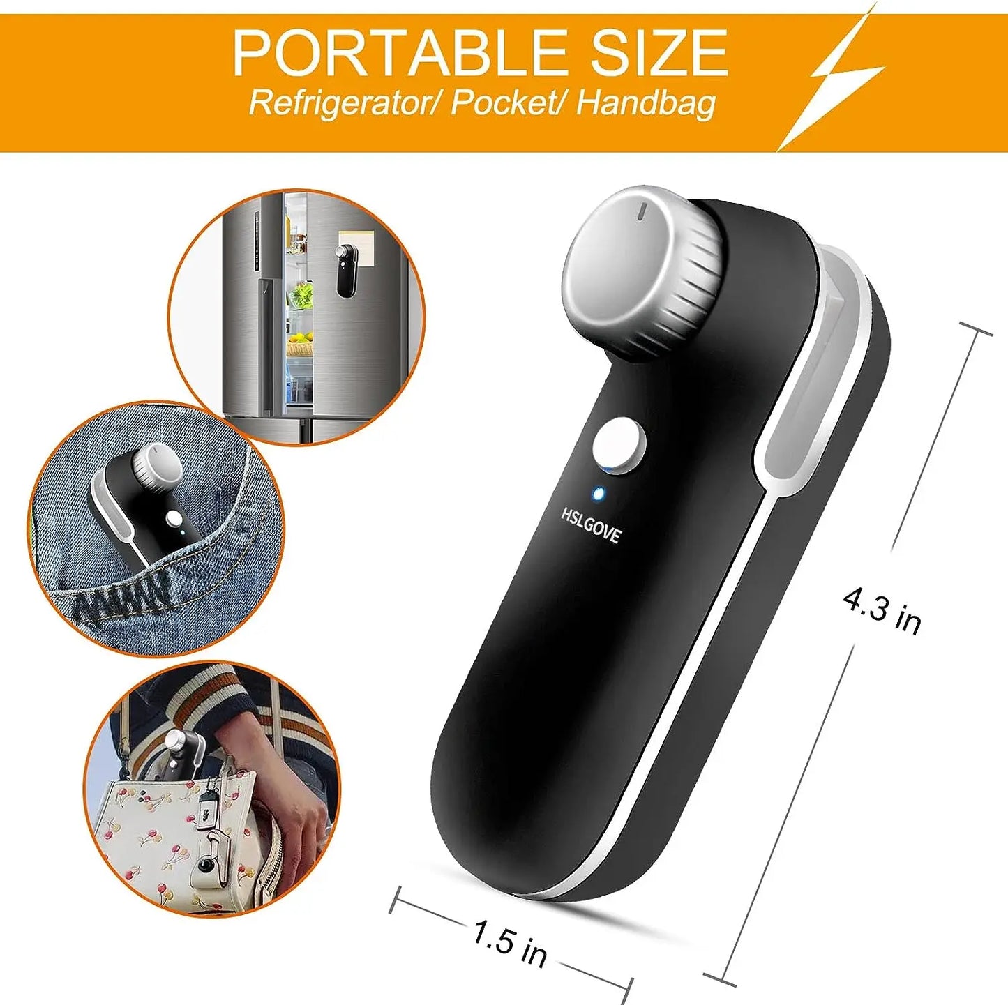 Compact kitchen gadget – USB rechargeable mini heat sealer with magnetic back