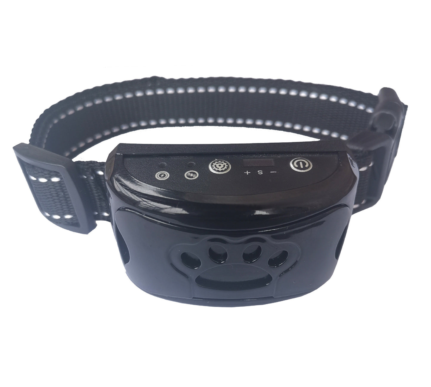 Durable black waterproof dog collar suitable for small, medium, and large dogs