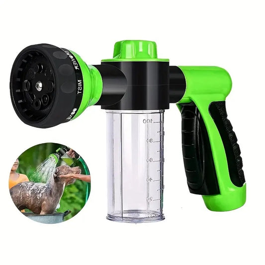 High-Pressure Pet Shower Sprayer Dog Shower Brush And Pet Grooming Comb For Watering