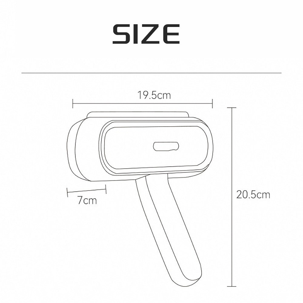 Portable, Multi-Surface Fur Removal Tool (Pet Hair Remover And Reusable Lint Roller)