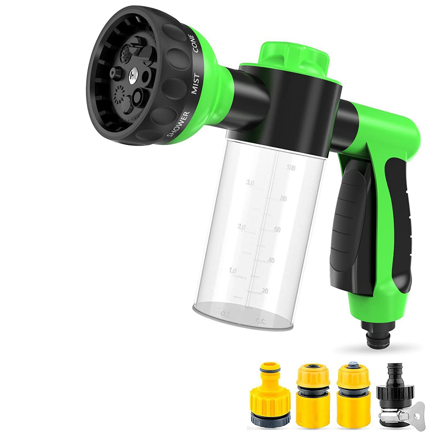 High-Pressure Pet Shower Sprayer Dog Shower Brush And Pet Grooming Comb For Watering