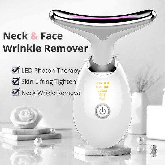 EMS Thermal Neck Lifting and Tightening Massager Electric Microcurrent Wrinkle Remover