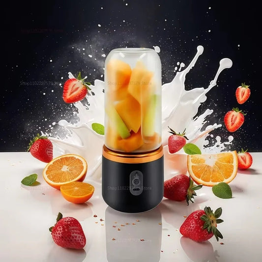 USB Rechargeable Wireless Juice Extractor for Smoothies Travel Compact