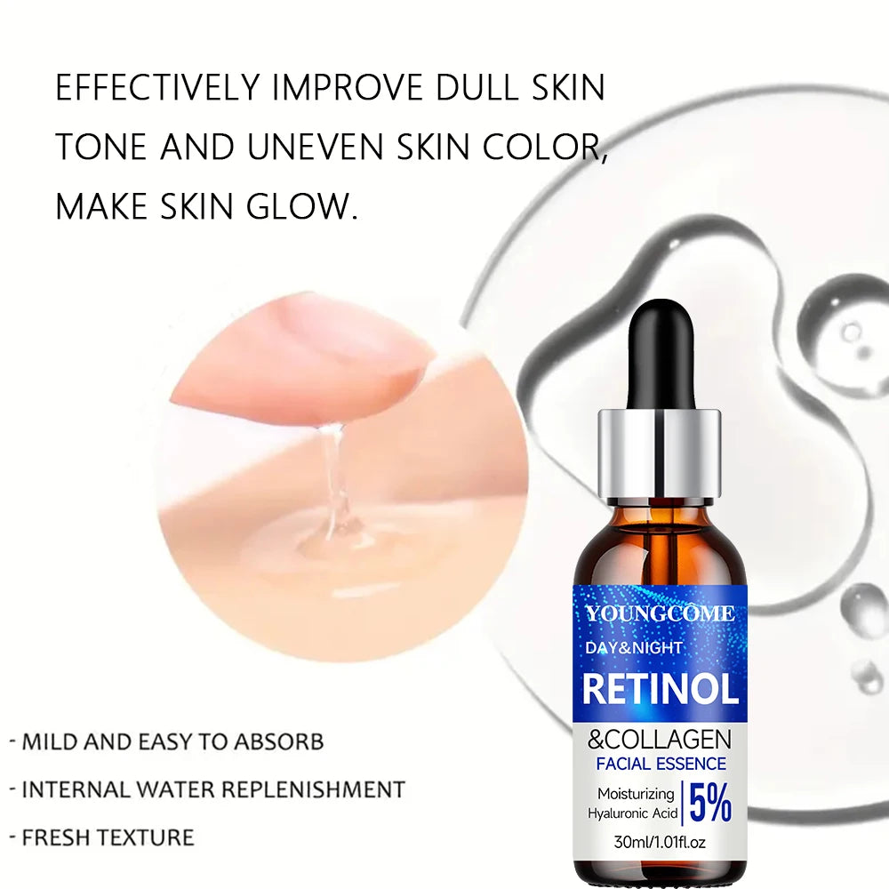 YOUNGCOME Retinol Cream & Serum Combo Set – Anti-Aging Moisturizer & serum for Wrinkles