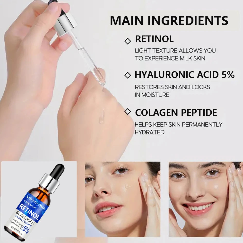 YOUNGCOME Retinol Cream & Serum Combo Set – Anti-Aging Moisturizer & serum for Wrinkles