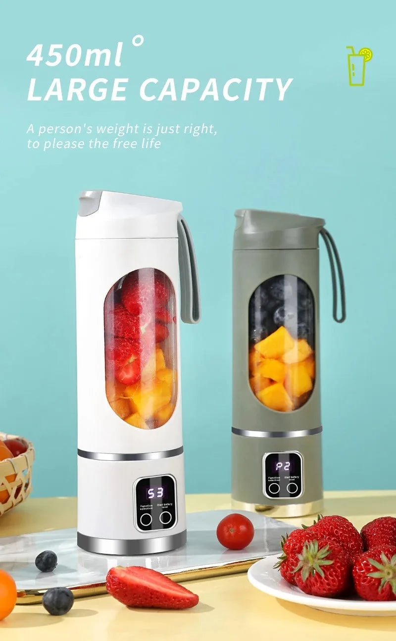 USB Rechargeable Blender Ice Crusher for Shakes and Smoothies Juicer Cup