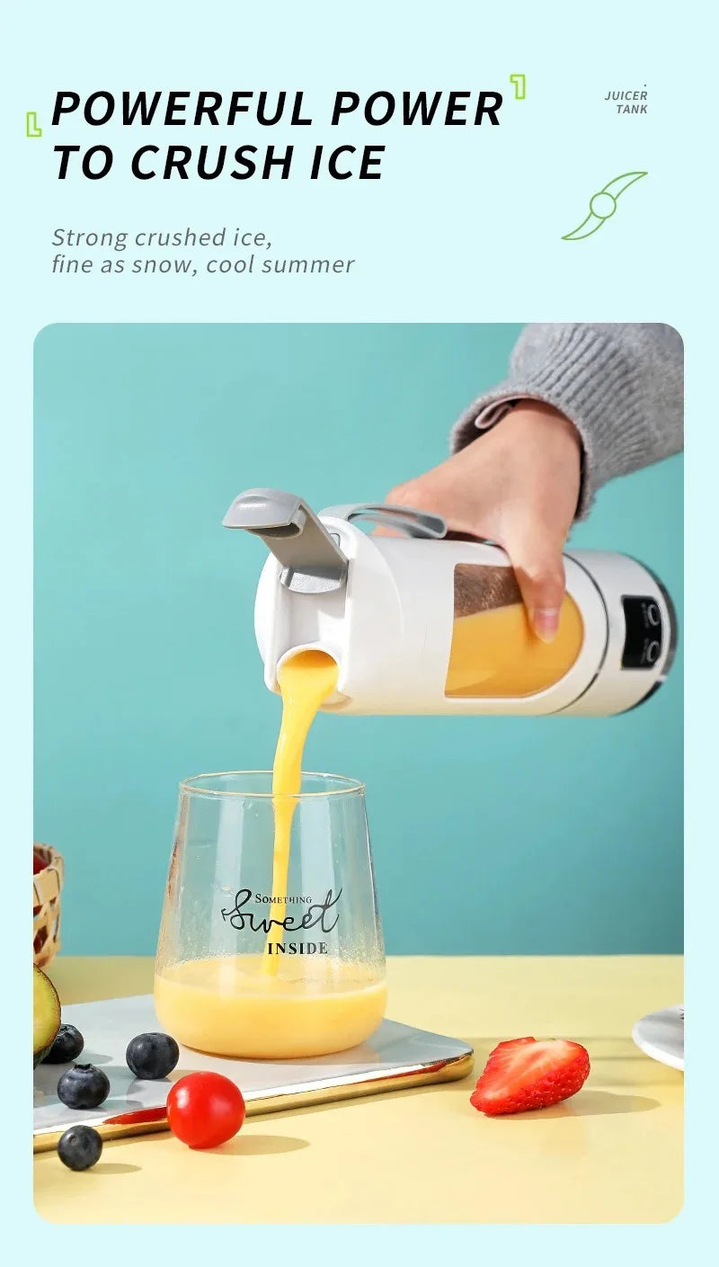 USB Rechargeable Blender Ice Crusher for Shakes and Smoothies Juicer Cup
