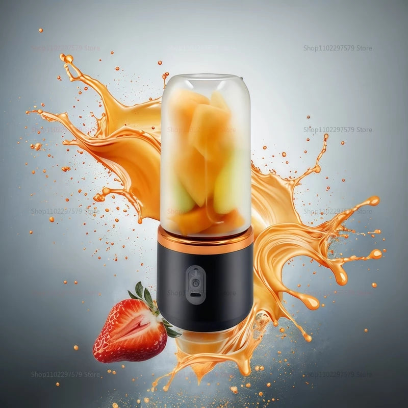 USB Rechargeable Wireless Juice Extractor for Smoothies Travel Compact