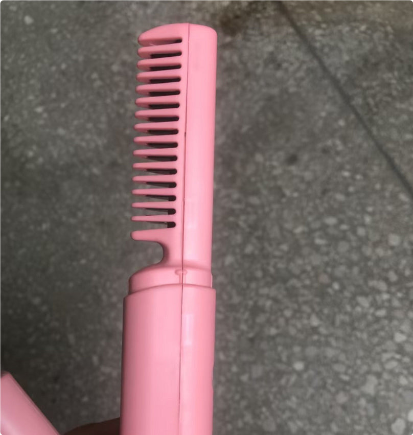 Professional Wireless Hair Straightener & Curling Brush (Hair Styling Tools)