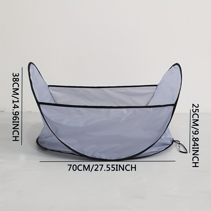 Easy Dog And Cat Hair Catcher Tent - Waterproof Adjustable For Easy Trimming And Shaving Pet Grooming